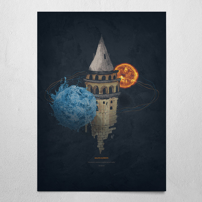#galata #tower #timburton #water #fire #craziness