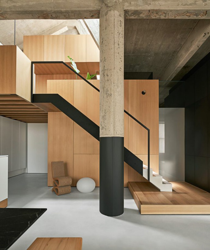 Michigan Loft Inside a Century Old Structure / Vladimir Radutny Architects
