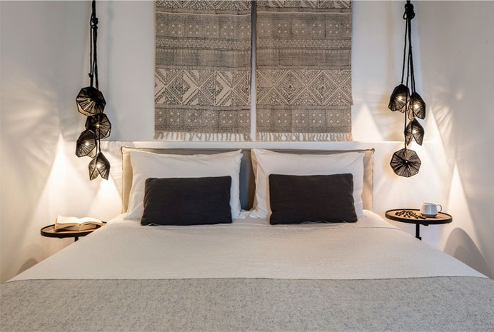 Full Renovation and Redesign of the Porto Fira Suites in Santorini #bedroom