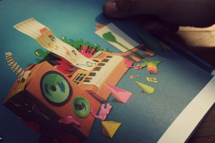 Paper to Paper | Fullfill #design #craft #illustration #papercraft #paper