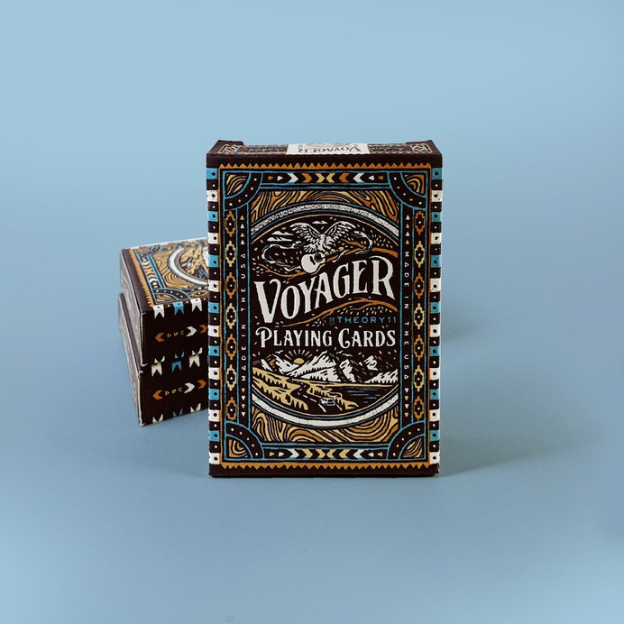 Theory11 Voyager Playing Cards by Joshua Noom #joshuanoom #playingcards #cards #design #elegant #noom