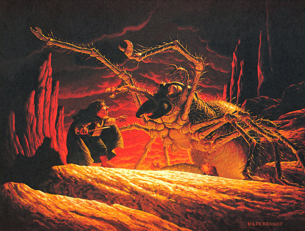 Tim and Greg Hildebrandt Shelob, Lord Of The Rings | Flickr Photo Sharing! #illustration #spider #lord #of #the #rings