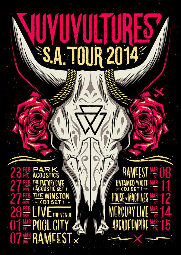 Vuvuvultures S.A. Tour 2014
