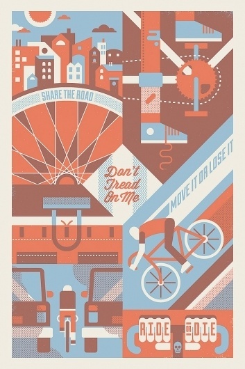 The Inspiration Stream | Veerle's blog 3.0 - Webdesign - XHTML CSS | Graphic Design #biking #poster