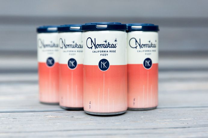 Nomikai Adds A Chic Twist To Rosé In A Can — The Dieline | Packaging & Branding Design & Innovation News