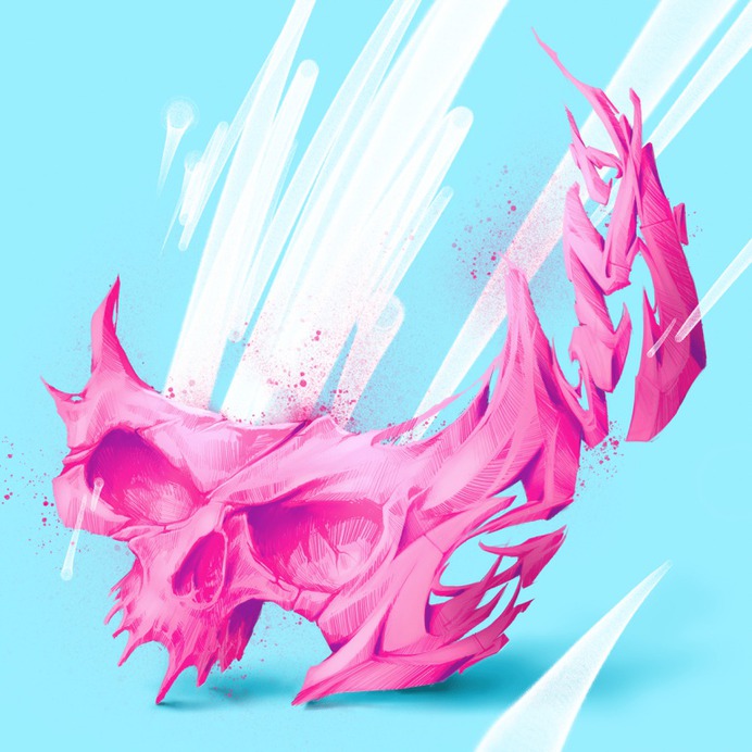 Skull Digital Illustration