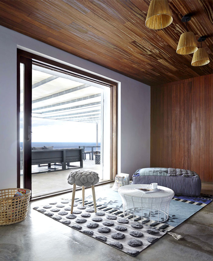 Handmade Poufs, Cushions and Carpets by Gandia Blasco - #textile, #design, #fabrics, #patterns