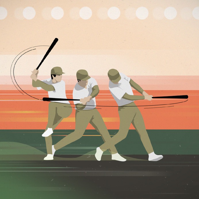 Philippe Nicolas - Illustration & design - Baseball Illustration Series
