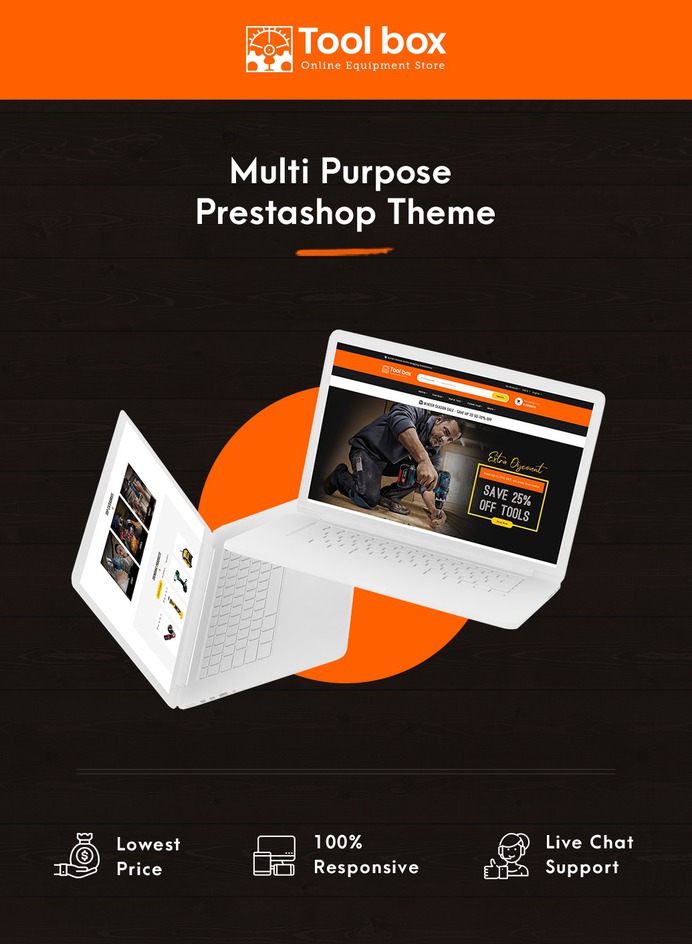 #ToolBox - #Drill #Tools & #Equipment - #Prestashop #Responsive #Theme | #TemplateTrip #eCommerce #Website #Design #Template