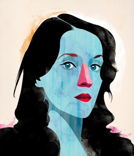 Portraits : Alvaro Tapia Hidalgo #illustration #art
