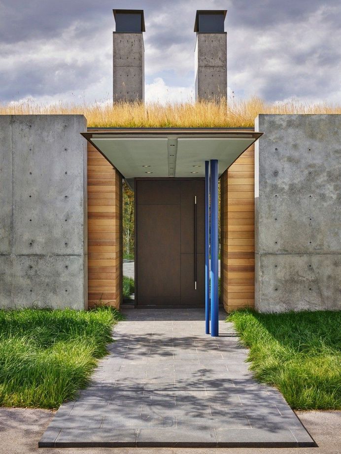 Contemporary Rural Retreat That Offered Both Dramatic and Contemplative Spaces 3