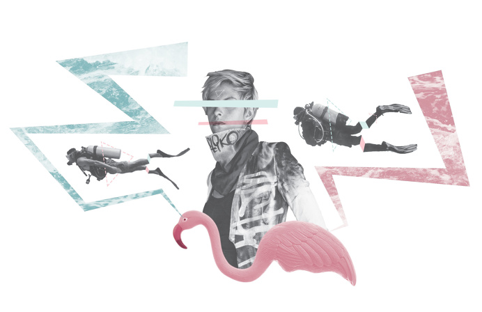 Scuba Collage - John Sippel | vltrr