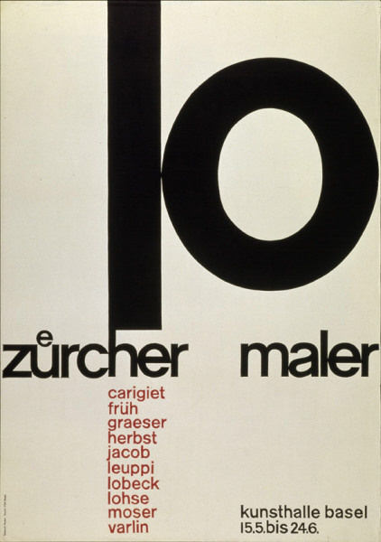 02-0768 #maler #swiss #emil #zuecher #poster #ruder #type