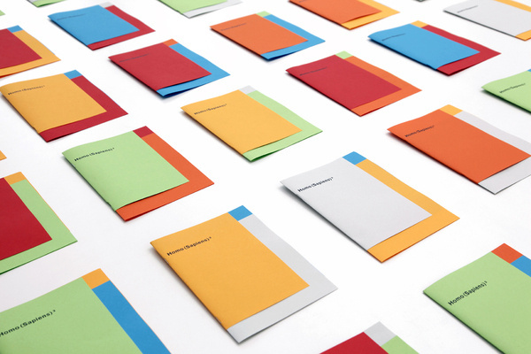 Homo(Sapiens)³ — Johannes Ammler #colors #editorial #brochure #typography