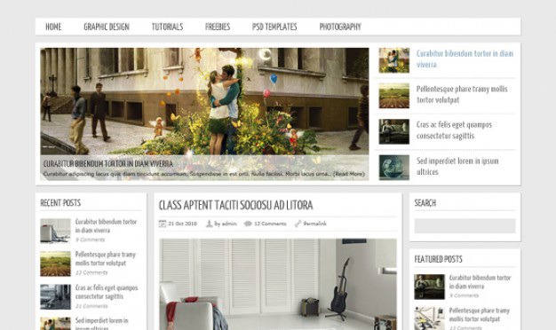 Magazine template psd - threezine Free Psd. See more inspiration related to Template, Magazine, Magazine template, Psd, Templates and Horizontal on Freepik.
