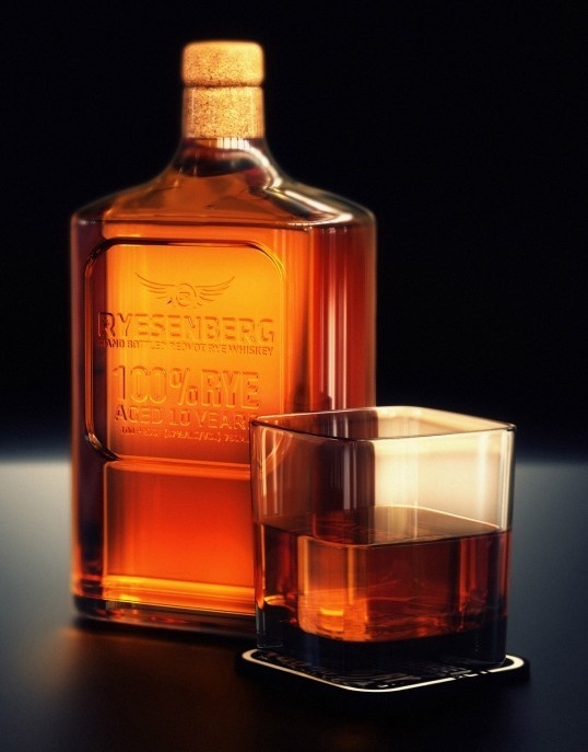 lovely package ryesenberg1 #packaging #glass #alcohol #bottle