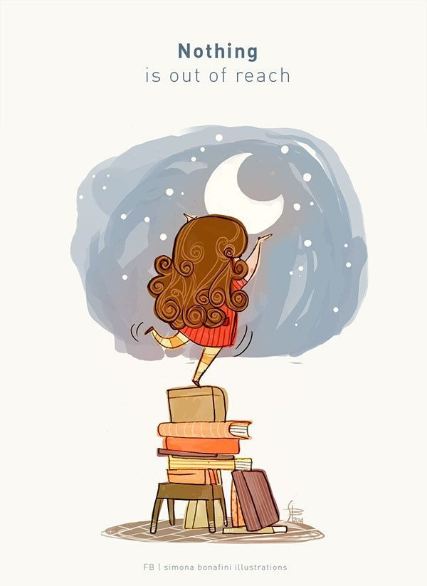 Think positive – illustrations
