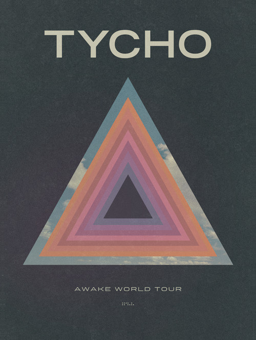 Awake World Tour Poster (Lithograph) #tycho #awake #iso50 #poster #tour
