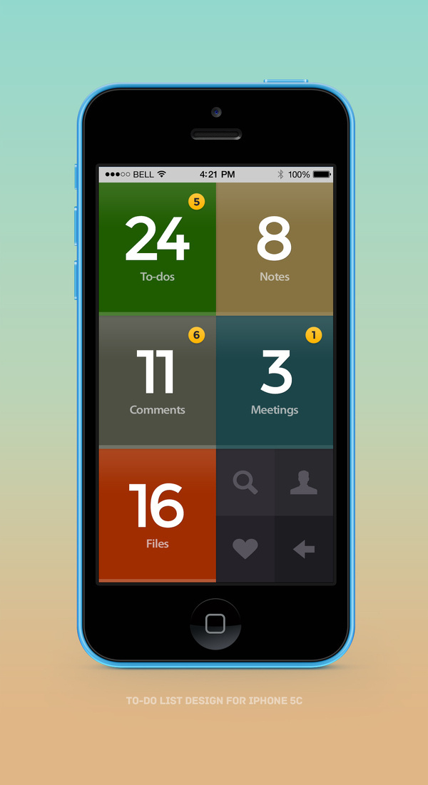 To-do List #apple #job #design #calendar #do #grid #iphone #app #mobile #art #list #to