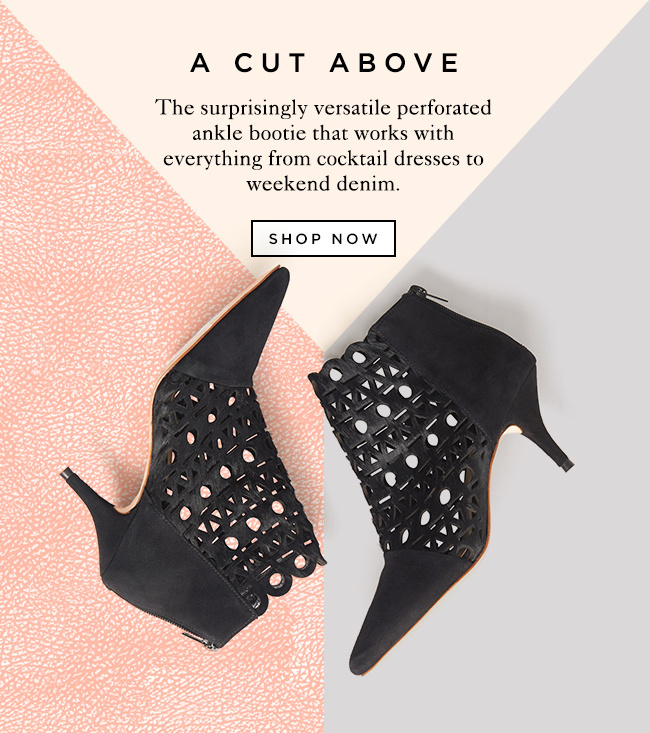 Shop The Rashida Perforated Bootie At The Official Loeffler Randall Online Store LoefflerRandall.com #randall #loeffler #email