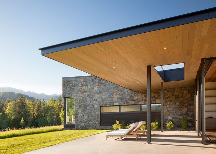 Crescent House in Wyoming by Carney Logan Burke Architects 4