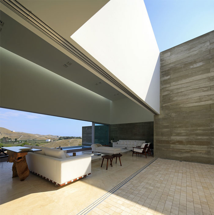 Modern Wood Stone Home Design - #outdoor, #architecture, #house, #landscaping, outdoor, architecture