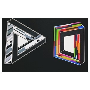 Optical Illusions #optical #white #b&w #illusions #design #black #triangle #colors #and #gouache