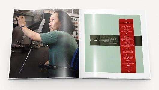 This Is Work | P. Eggleston #white #minnesota #eggleston #teal #brochure