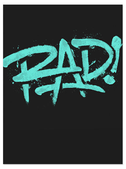 Typeverything.com Rad! by 55 Hi #type #dirty #brush