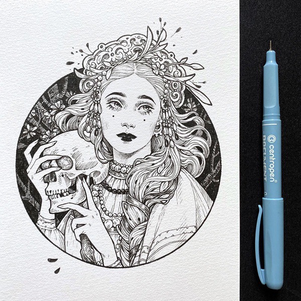 ImageOfMaiden InFairyTales: Vasilisa the Beautiful by dimary