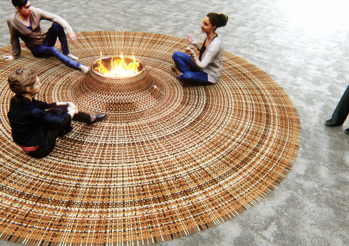Domestic Gathering - Carpet by Stephanie Langard - www.homeworlddesign. com (2) #ideas #rug #design #carpet
