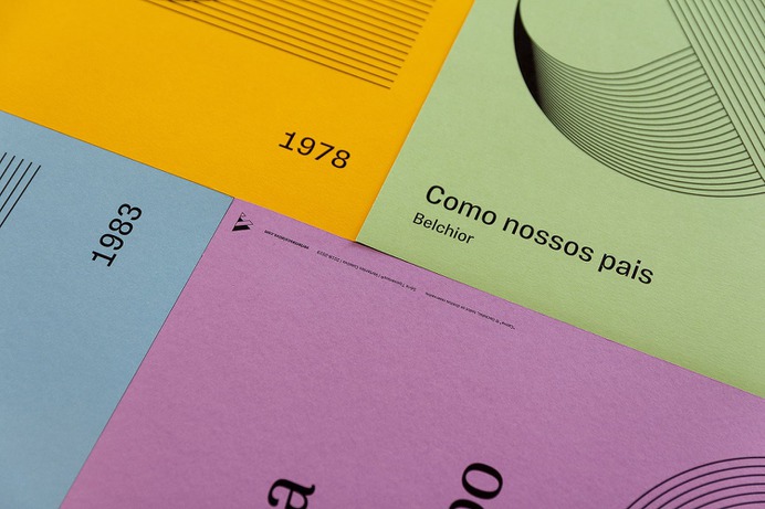 Tipoversos Identity - Mindsparkle Mag Lyrics are the visual and textual manifestation of a song and inspire Tipoversos, a series of 15 posters about brazilian music with lyrics that bring reflection, protest and a certain dose of hope. This beautiful project was designed by Johnny Brito. #logo #packaging #identity #branding #design #color #photography #graphic #design #gallery #blog #project #mindsparkle #mag #beautiful #portfolio #designer