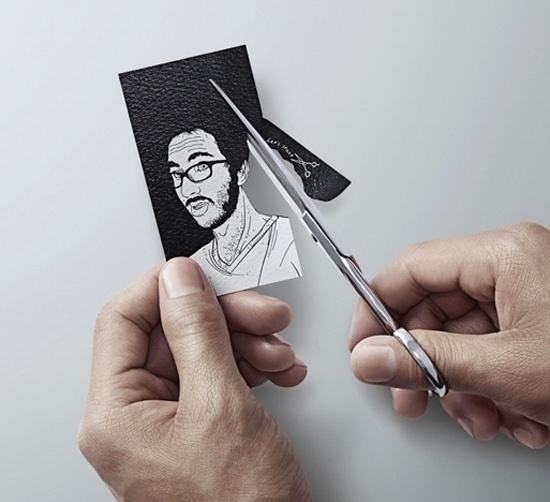 card1.jpg (550×502) #card #diy #scissors #business