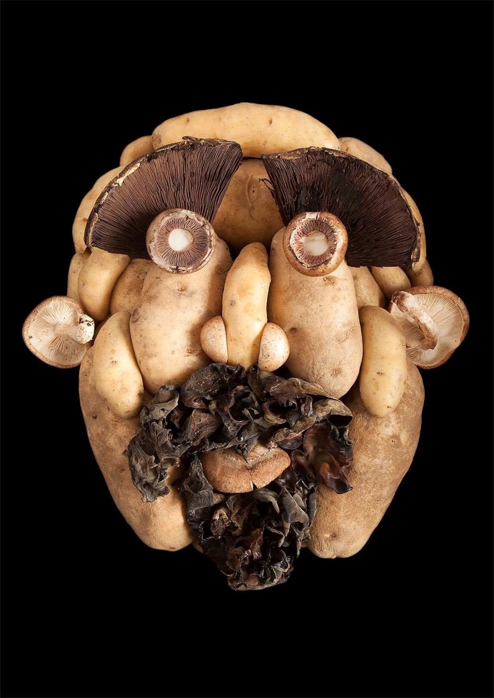 Fresh Faces Made From Organic Food by Emily Dryden & Zahydé Pietri
