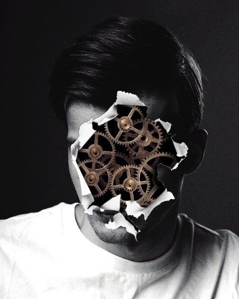 #man#creative#edit#bleck#white