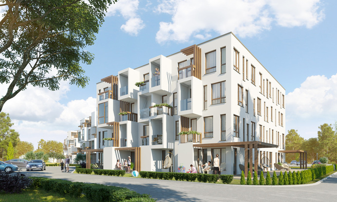 Seaside apartments - dizonaurai #exterior #render