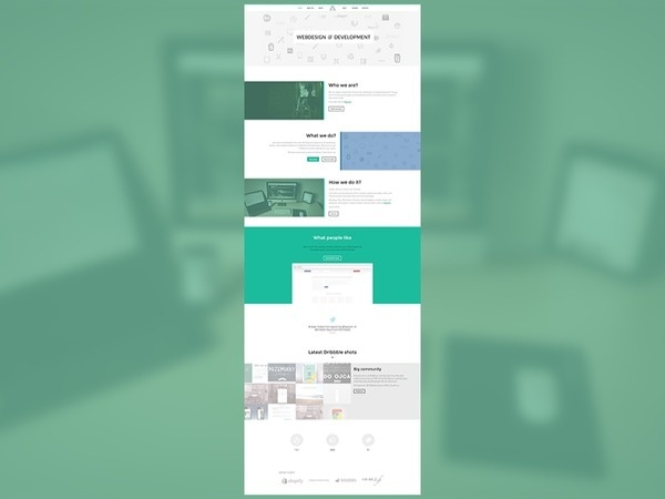 Small redesign #portfolio #design #website #simple #f #minimal #web