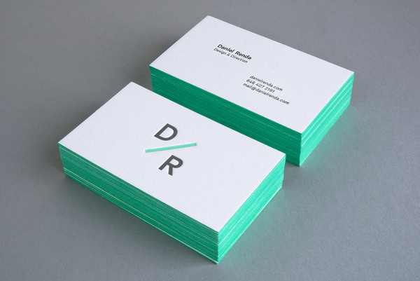 Personal Branding Daniel Renda #business #card #letter #press #stationery