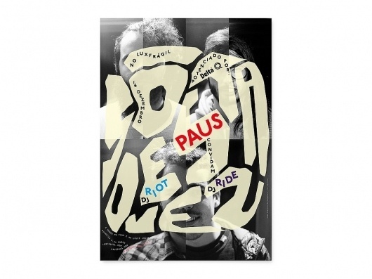 All sizes | Só desta vez (PAUS) | Flickr - Photo Sharing! #alva #poster #typography