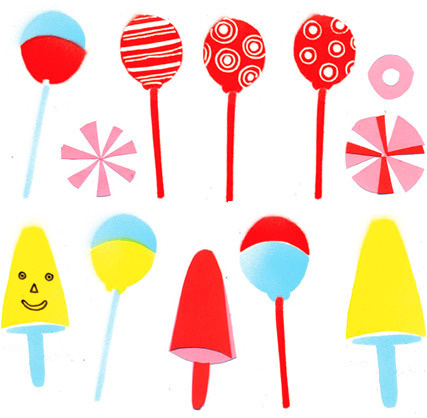 Eager Beaver clothing print #candy #illustration #colour