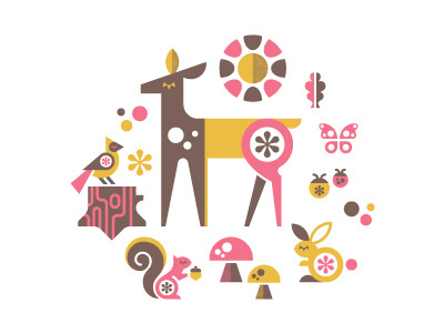 Ty_kowallaa_dribbble #deer #animals