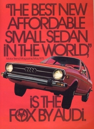 Merde! - Commercial (Audi Fox, 1974) #commercial