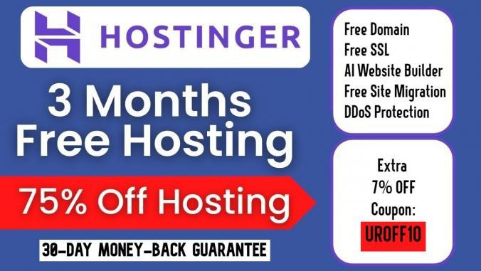 Bring Your Idea Online With a #Website or #blog. Everything You Need to #CreateaWebsite - Up to 75% off #WebHosting + Free #Domain: https://bit.ly/4b0nGwn 

🔒 Enjoy a 30-day money-back guarantee on all #Hosting plans
🎉 Exclusive Offer: Extra 7% off all plans, use coupon "UROFF10"
#SSD Space, Control Panel, #SSL, #CDN, Free #WebsiteMigration, #DDoS Protection & extra 3 months free: https://bit.ly/2KFkfBX 