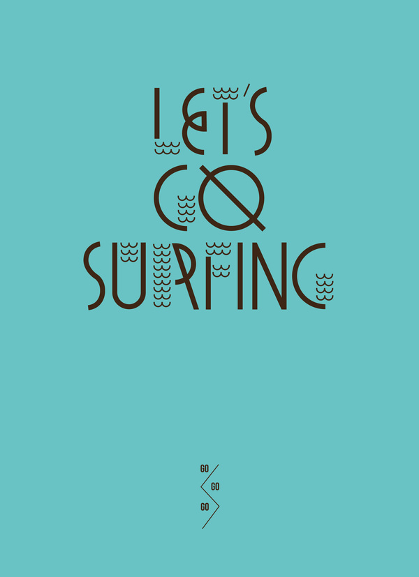 Go/Go/Go posters series on Behance #graphic #typography