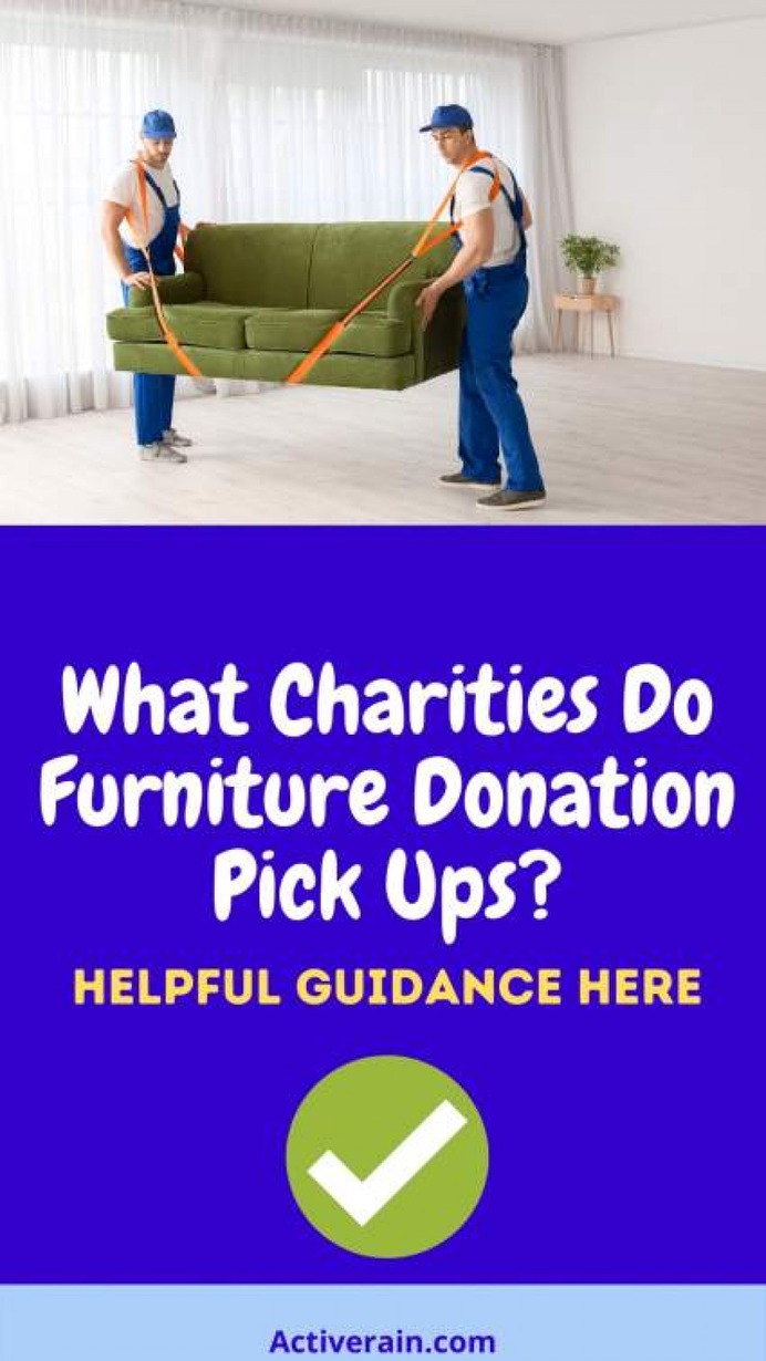 What Charities Pick Up Furniture Donations Infographic