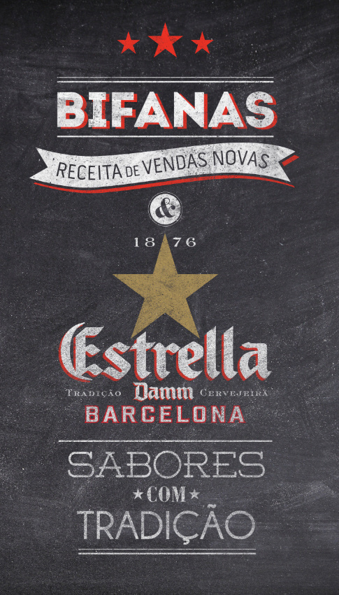 Estrella Damm (various) #type #design #graphic #decoration