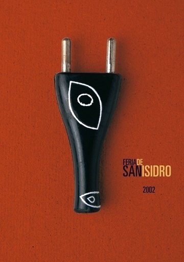 Carteles : Isidro Ferrer #ferrer #huesca #spain #plug #san #isidro #bullfighting #poster #bull