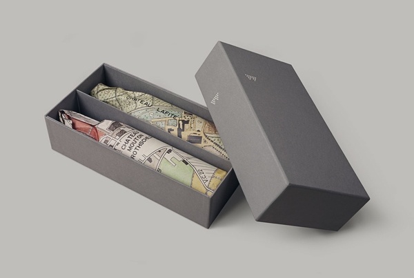 Brand #packaging #wine #map #bottle