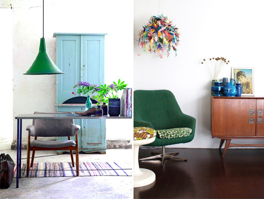 GREEN ACCENTS #interior #design #decor #deco #decoration