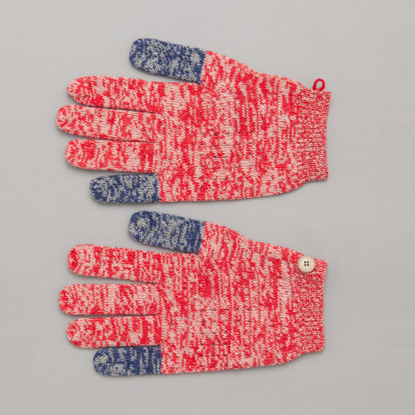 Folk Block Gloves in Twisted Multi #gloves